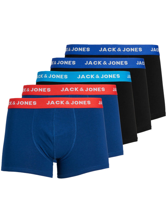 Jack & Jones - Boxershorts Trunks Unterhose - 5er-Box - unimix - JACLEE