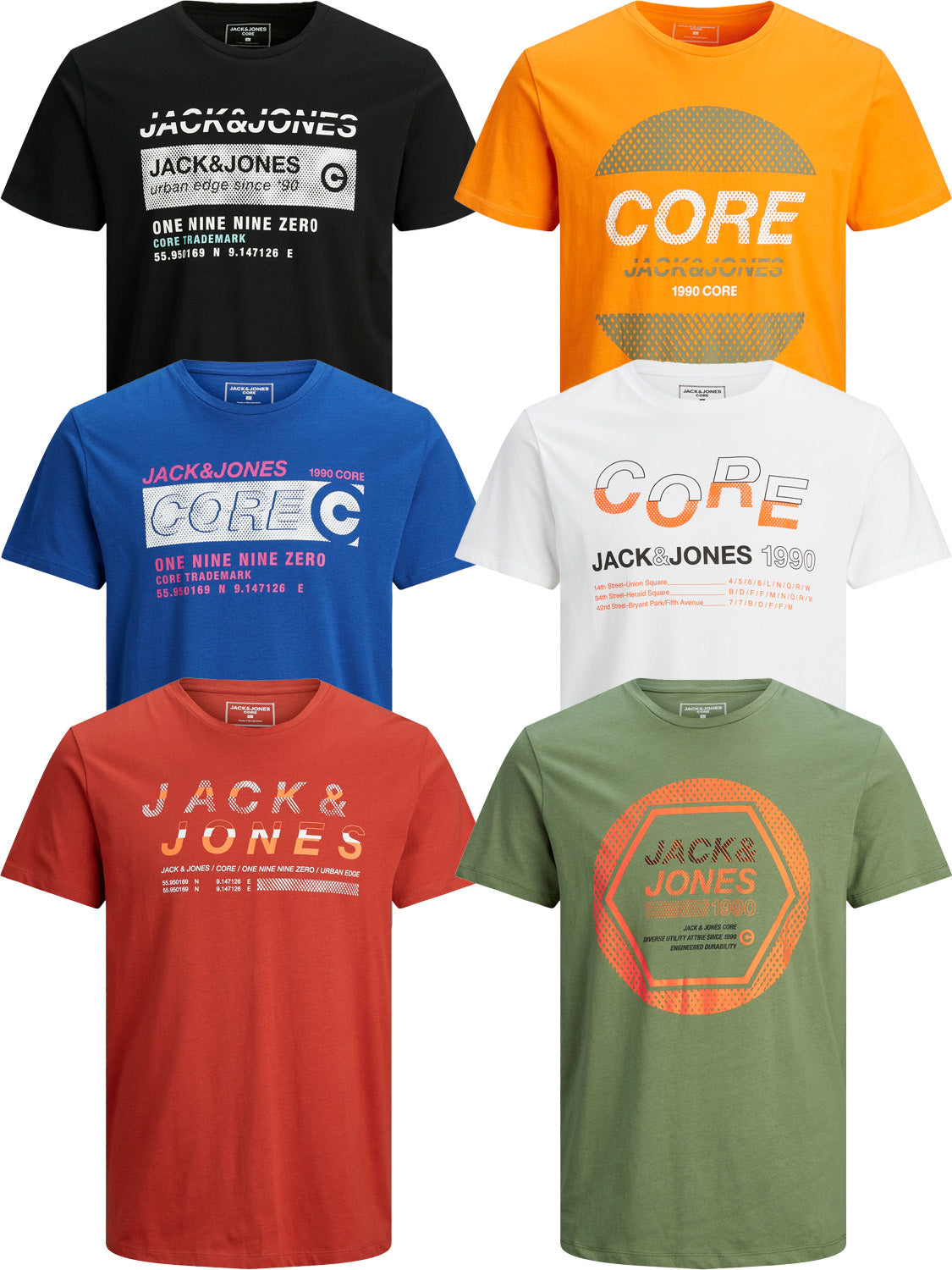 JACK & JONES - Herren T-Shirt - S bis XXL - JCOBOOSTER