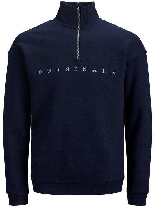 JACK & JONES - Übergröße / PlusSize Herren Sweat Jacke - ZIP Hoodie - 3XL bis 8XL - JORCOPENHAGEN