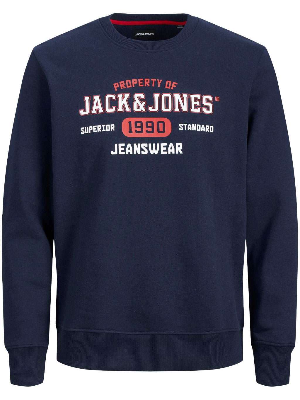 JACK & JONES - Herren  Kapuzen-Sweatshirt  -  Plussize / Übergröße  - JJSTAMP SWEAT