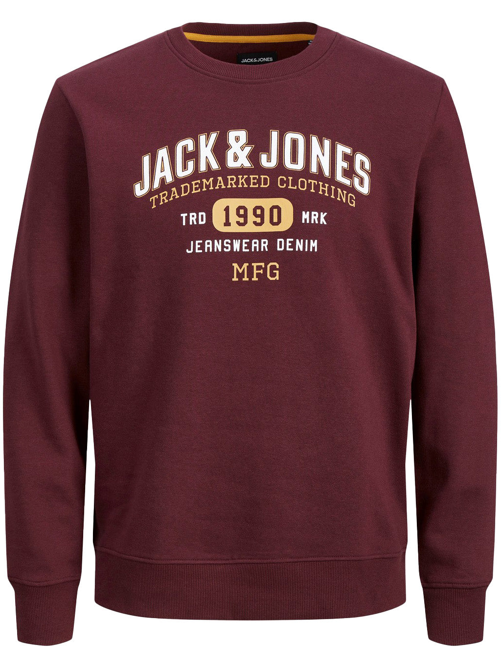 JACK & JONES - Herren  Kapuzen-Sweatshirt  -  Plussize / Übergröße  - JJSTAMP SWEAT