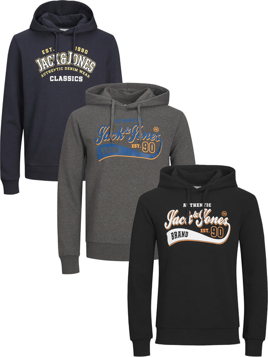 JACK & JONES  - Herren - Sweatshirt mit Kapuze - Hoodie - 3XL bis 8XL  - JJELOGO