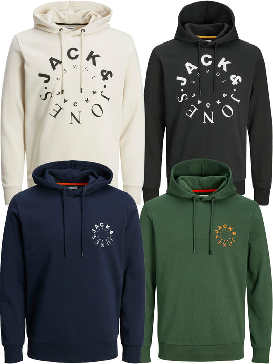 JACK & JONES  - Herren - Sweatshirt mit Kapuze - Hoodie - 3XL bis 8XL  - JJWARRIOR