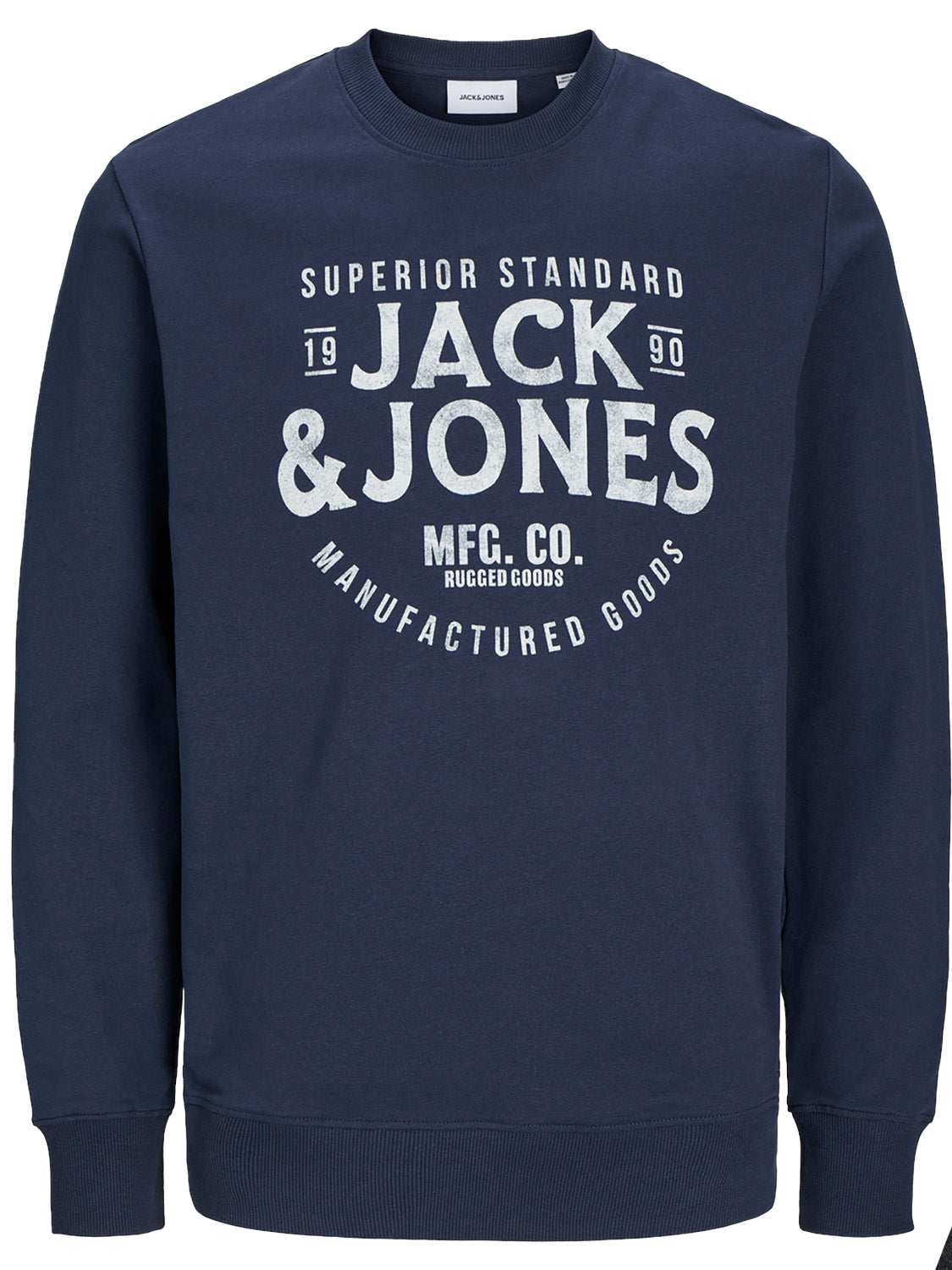 JACK & JONES - Herren  Sweatshirt  -  Plussize / Übergröße  - JJJEANS
