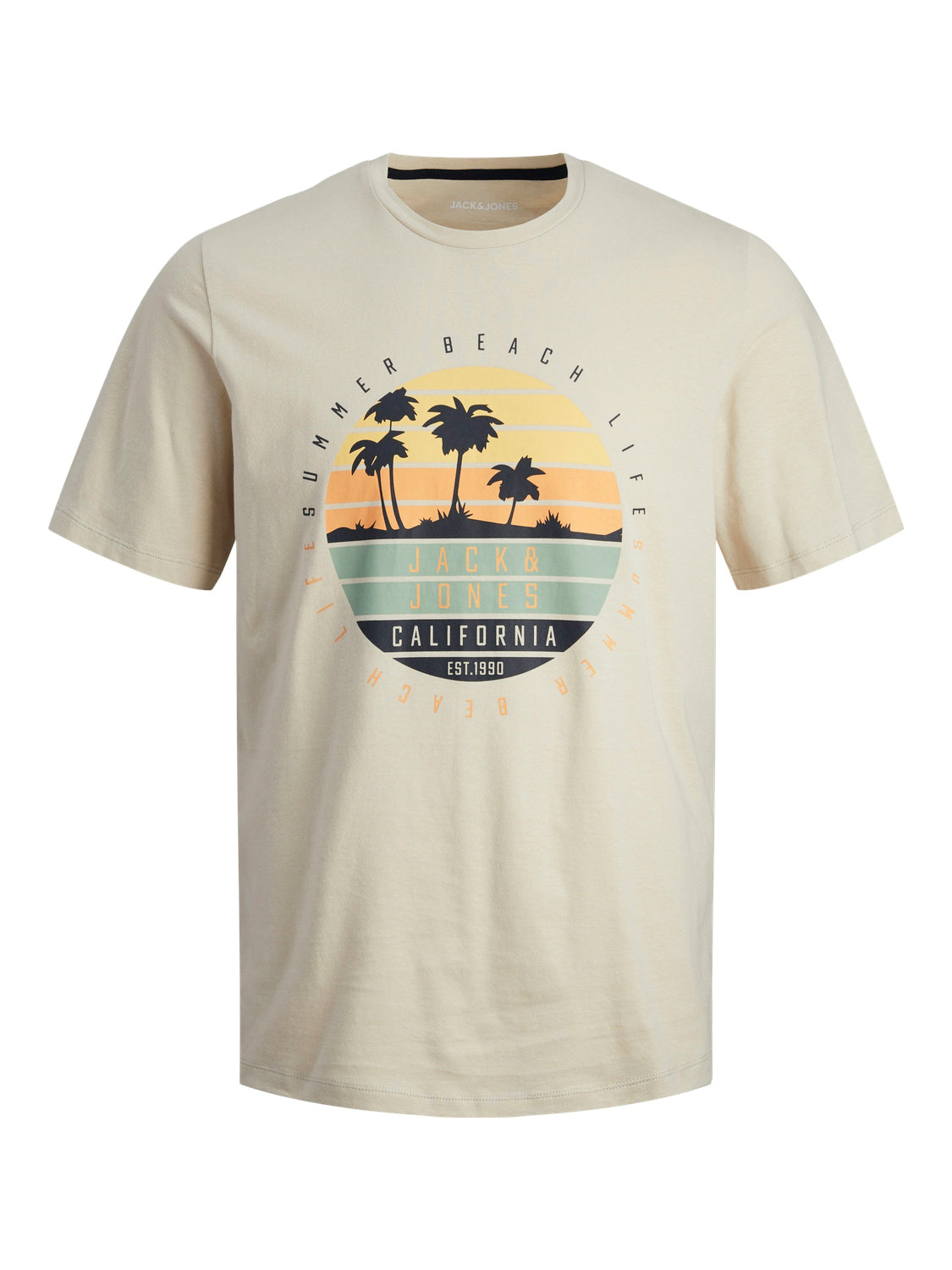 JACK & JONES  - Herren T-Shirt - 4XL bis 8XL - JJSUMMER VIBE