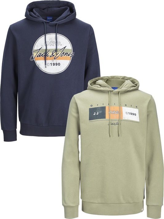 JACK & JONES  - Herren - Sweatshirt mit Kapuze - Hoodie - 3XL bis 8XL  - JORBRADY